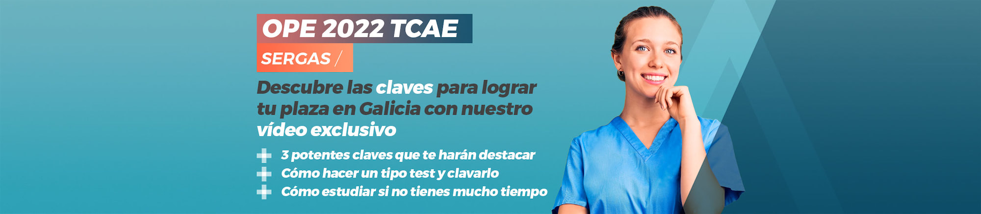 AulaPlus Formación 3 Claves Para Sacar tu Oposición - TCAE Galicia